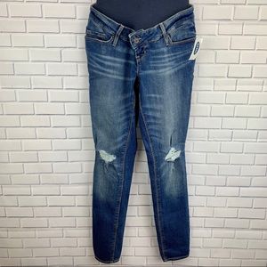 NWT Old Navy Maternity Jeans Rockstar Skinny Sz 2